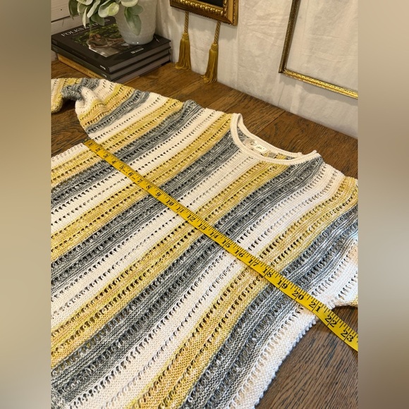 RD STYLE - Chandail léger à rayures ajourées - Taille M - Picture 6 of 7